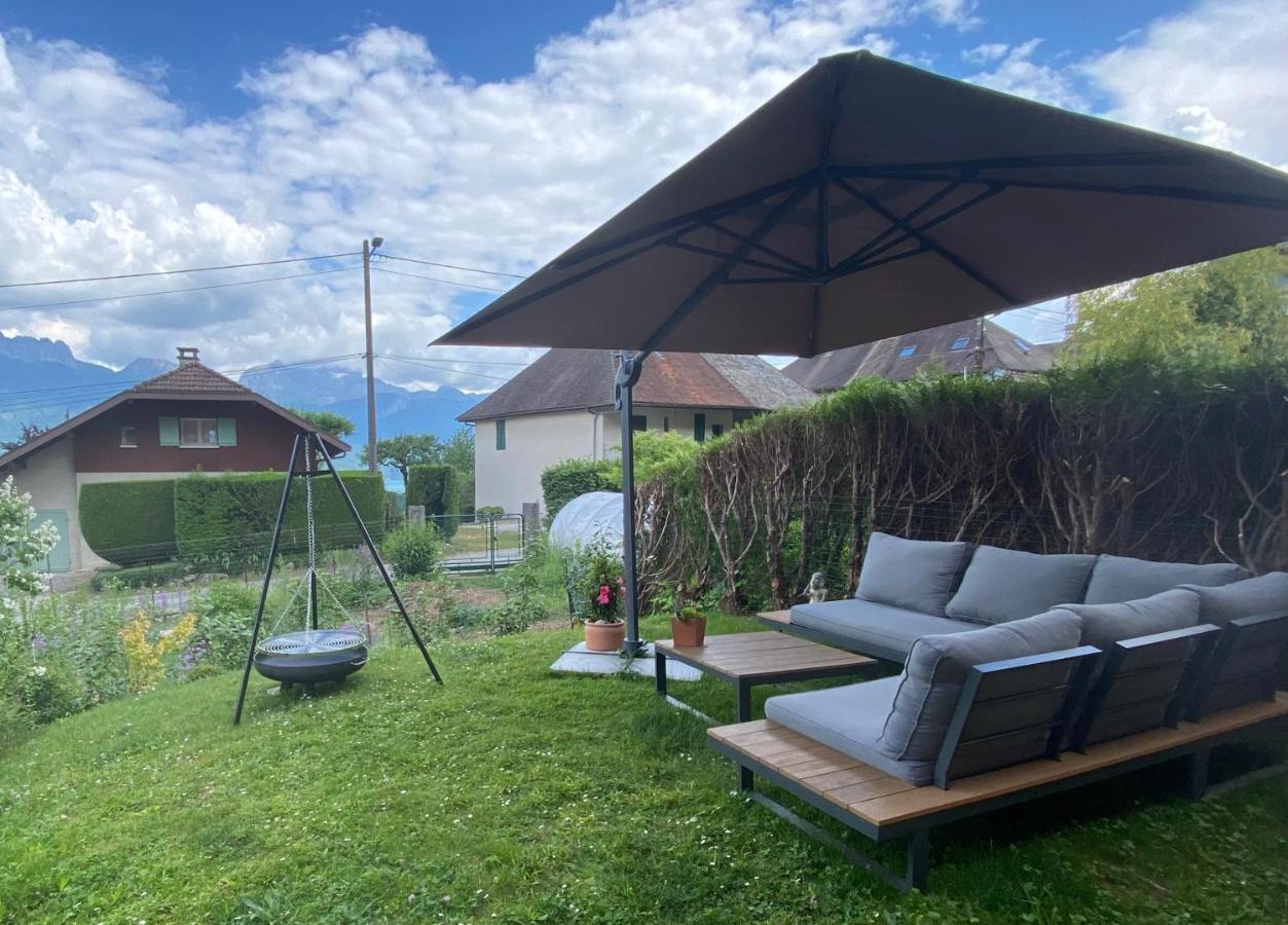 Appartement Au Calme Avec Vue Sur Les Montagnes. Sévrier Exteriör bild